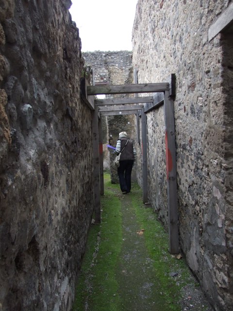 IX.8.6 Pompeii. March 2009. Room 30, Corridor leading north.