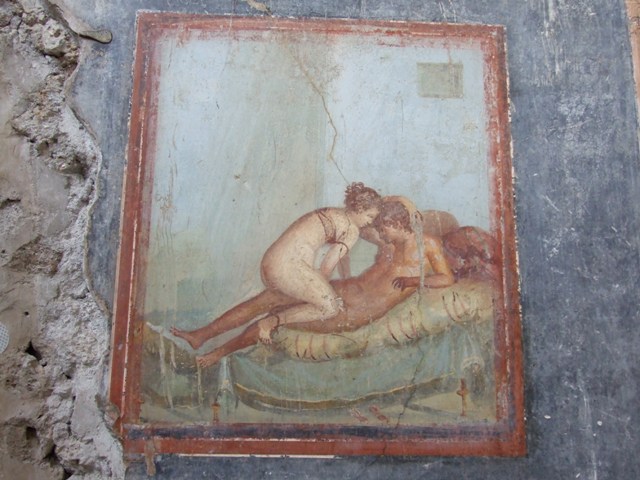 IX.8.6 Pompeii. March 2009. Room 34. South wall.