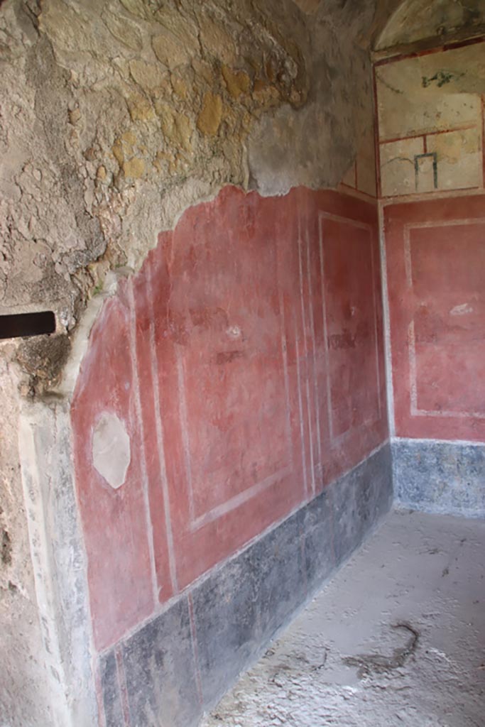 Villa of Diomedes, Pompeii. October 2023. 
Looking east along north wall. Photo courtesy of Klaus Heese.
(Villa Diomedes Project – area 56).
[Fontaine room 5.8]
