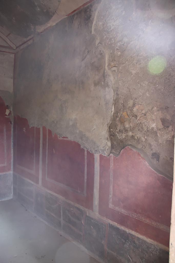 Villa of Diomedes, Pompeii. October 2023. 
Looking east along south wall. Photo courtesy of Klaus Heese.
(Villa Diomedes Project – area 55).
(Fontaine, room 5,9).
