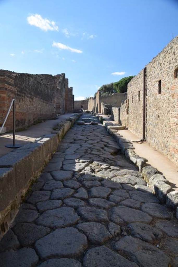 Vicolo della Regina, Pompeii. November 2016. Looking west. Photo courtesy of Marie Schulze.
