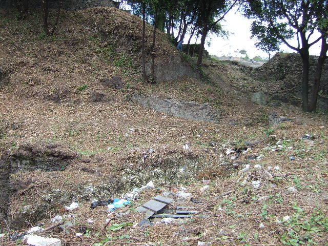 Looking towards Triangular Forum and site of Tower I