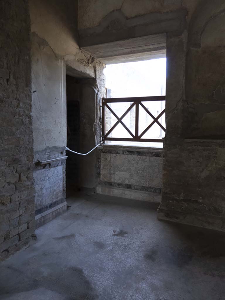 Oplontis Villa of Poppea, September 2017. 
Room 64, looking towards south-west corner of room 65, numbered as room 64.
Foto Annette Haug, ERC Grant 681269 DÉCOR.

