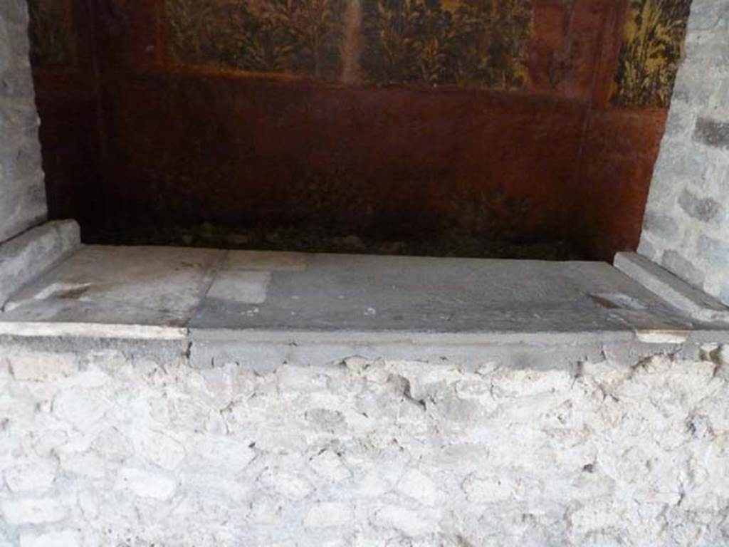 Oplontis, September 2015. Room 65, window sill in south wall to room 61.