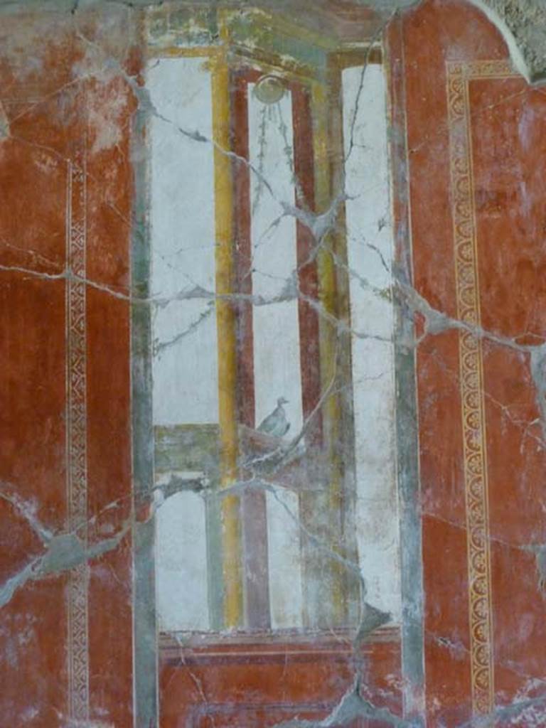 Oplontis, May 2011. Room 81, painted panel from south wall. Photo courtesy of Michael Binns.