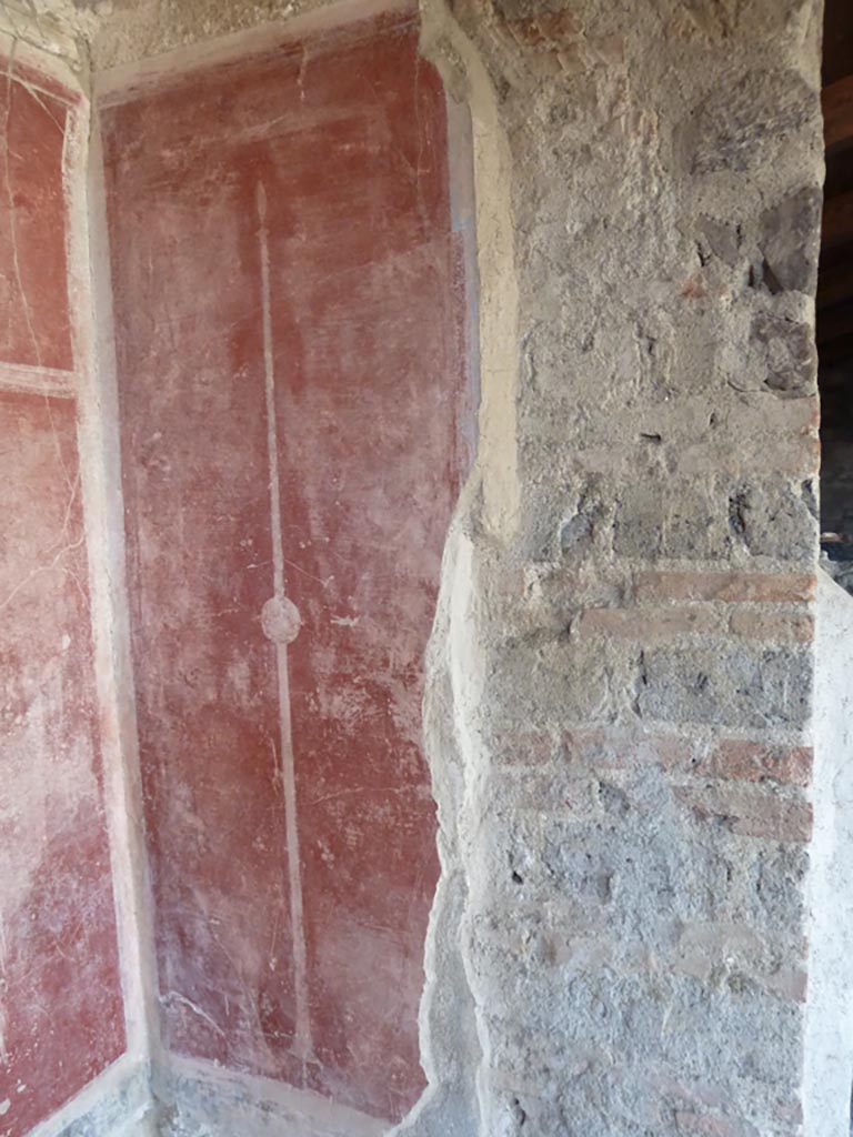 Stabiae, Villa Arianna, September 2015. W. 22, north wall of alcove in north-west corner of peristyle.