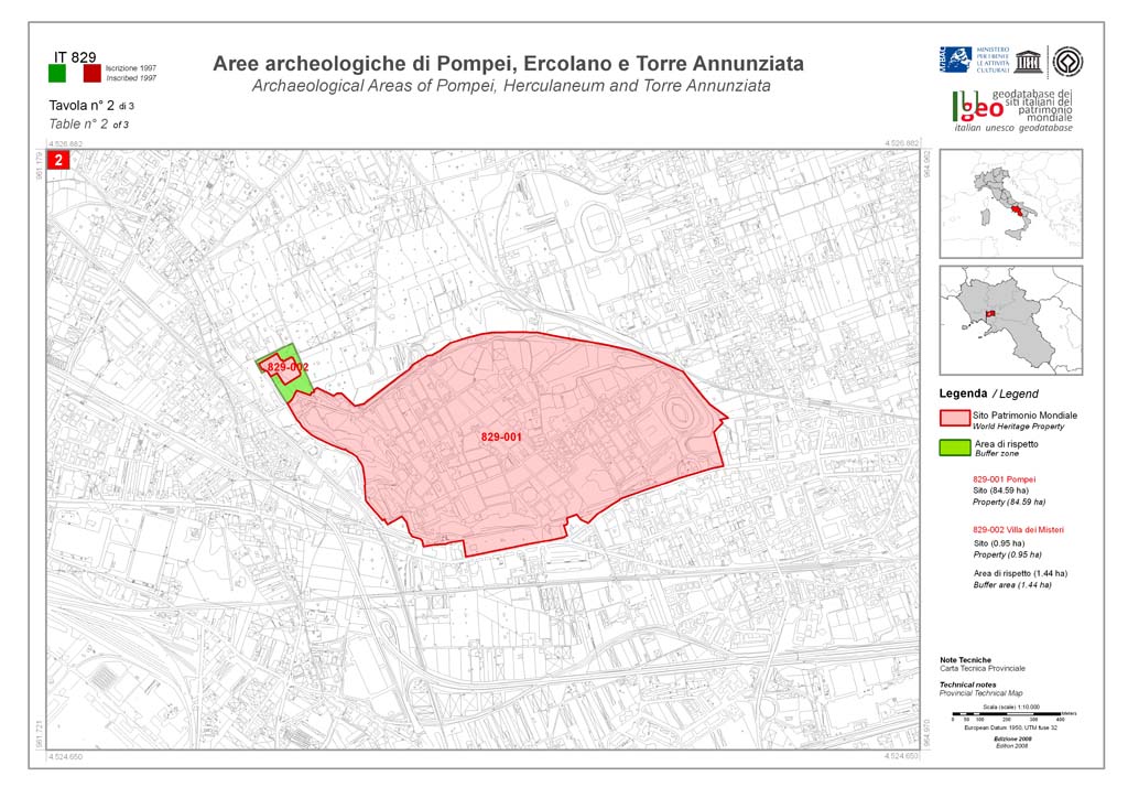 Pompeii 2008 World Heritage Zone