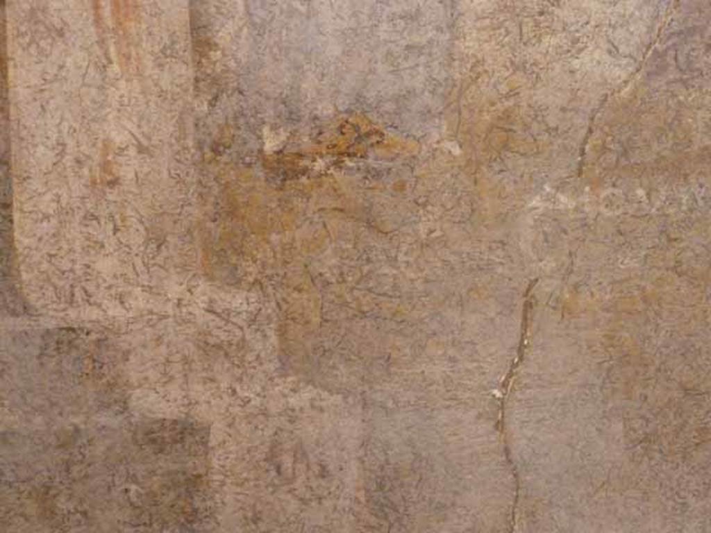 I.2.6 Pompeii.  May 2010. Detail from the wall painting of the Theft of the Palladium (Ratto del Palladio) found on the south wall of the triclinium. 
Names written under each figure. Now in Naples Archaeology Museum, inventory number: 109751

