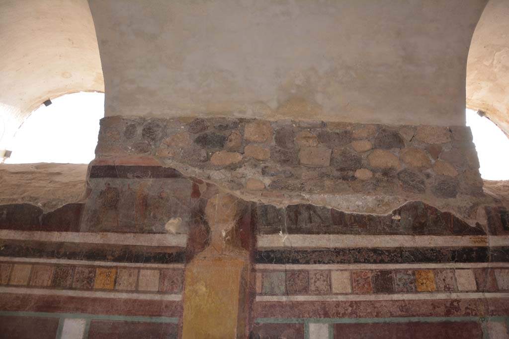 I.6.2 Pompeii. September 2019. Upper west wall of east wing, cont’d.
Foto Annette Haug, ERC Grant 681269 DÉCOR.
