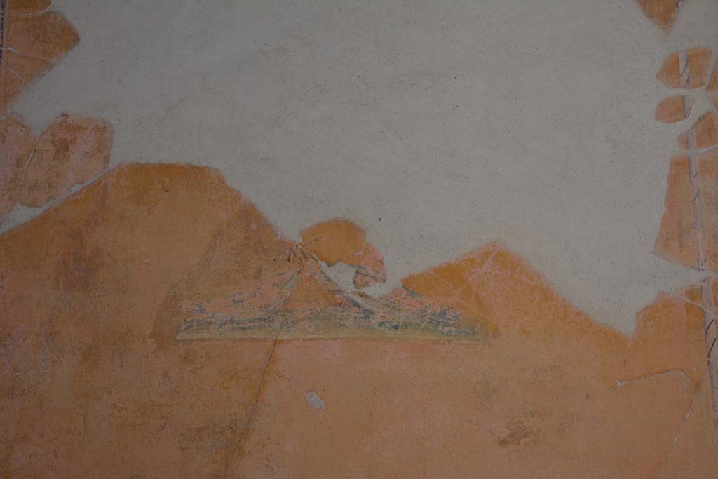I.7.1 Pompeii. October 2019. Detail of painted fishes from yellow panel on east wall of atrium, in north-east corner.
Foto Annette Haug, ERC Grant 681269 DCOR.

