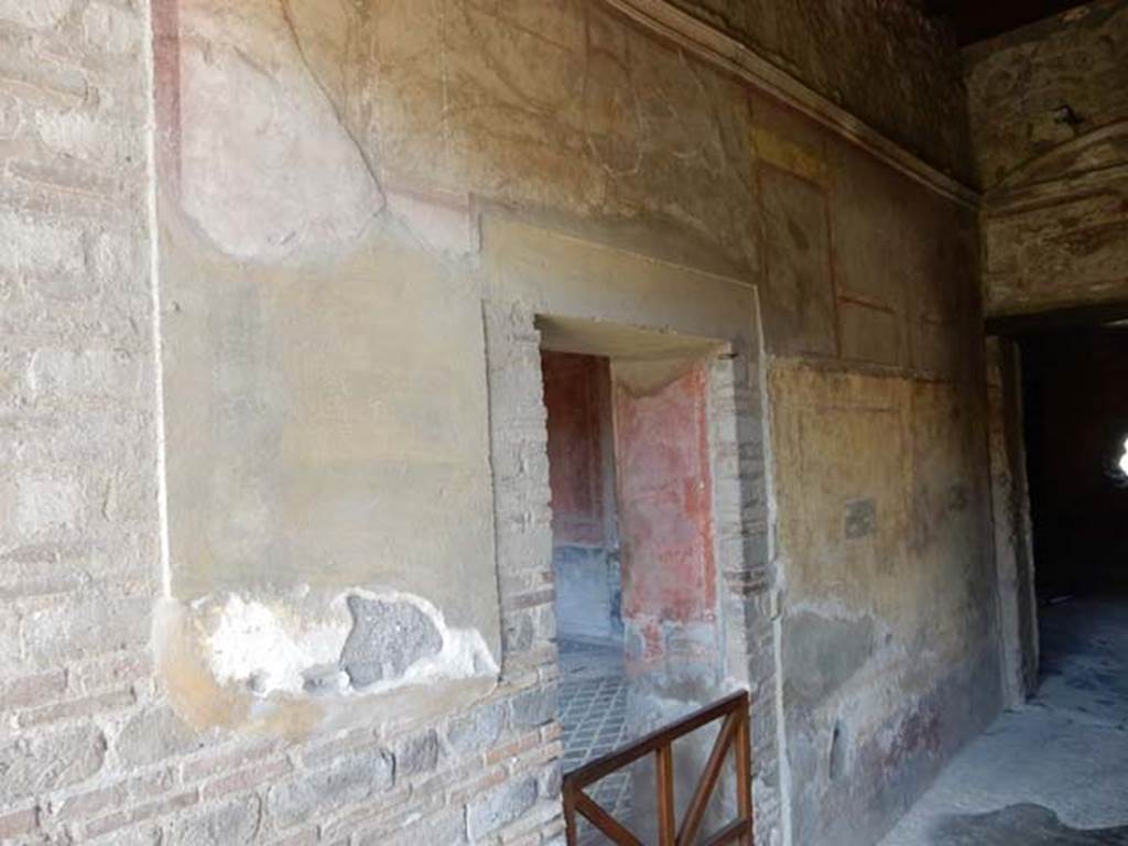 I.10.4 Pompeii. May 2017. Looking towards north wall of corridor 16. Photo courtesy of Buzz Ferebee.

