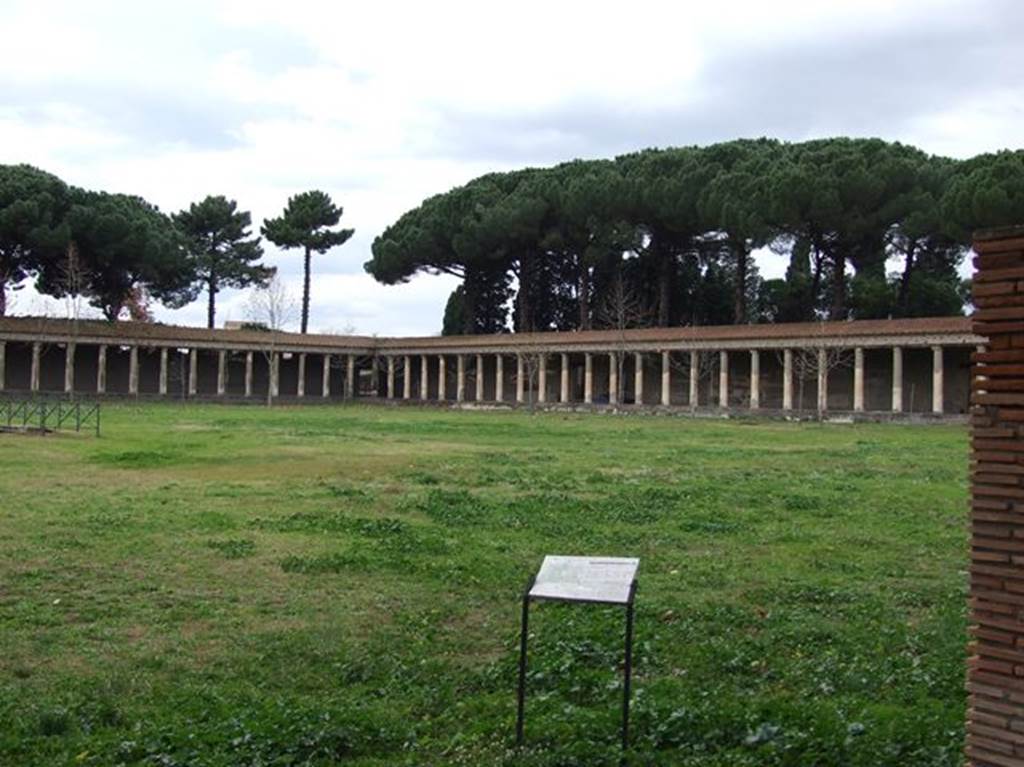 II.7.3 Pompeii. Palaestra. December 2006. Looking towards the north-west corner. 