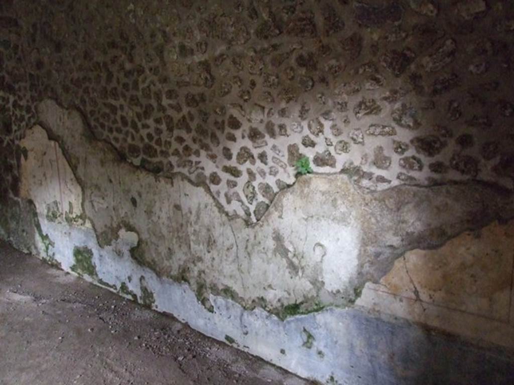 III.2.1 Pompeii.  March 2009.  Room 14. Triclinium.  East wall.
