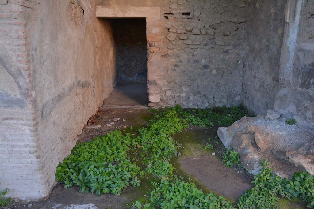 VI.2.4 Pompeii. December 2017. Looking west towards area on north side of oecus, near summer triclinium.
Foto Annette Haug, ERC Grant 681269 DCOR.

