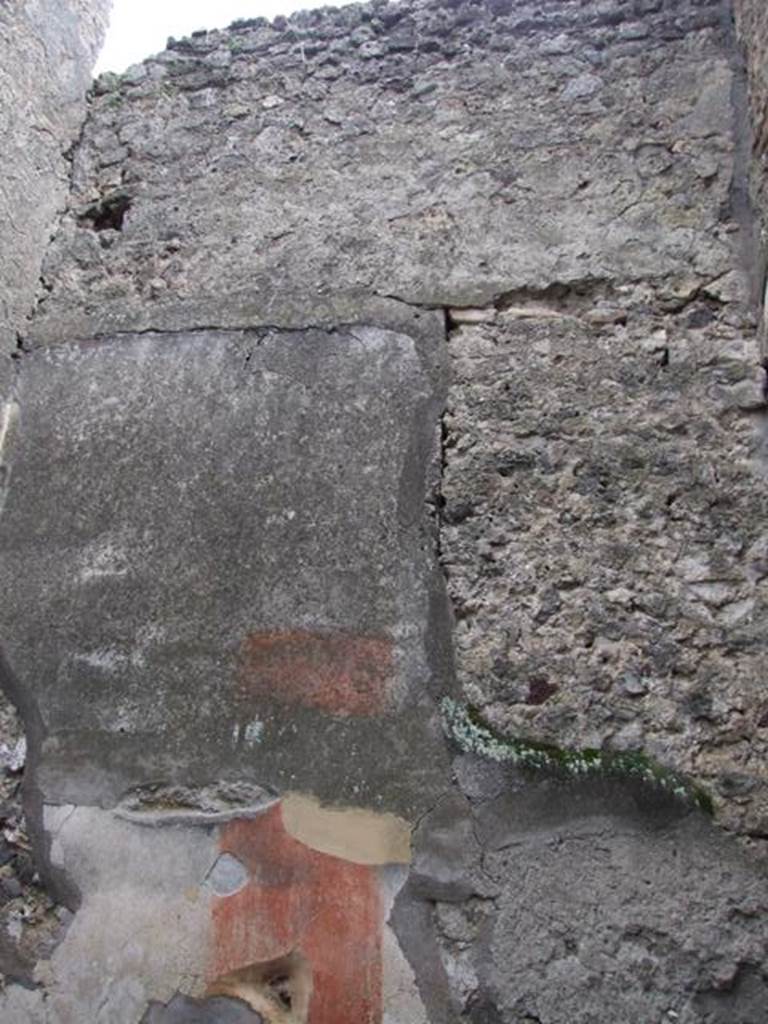 VI.10.11 Pompeii. March 2009. Room 12, east wall of cubiculum on west side of atrium.  


