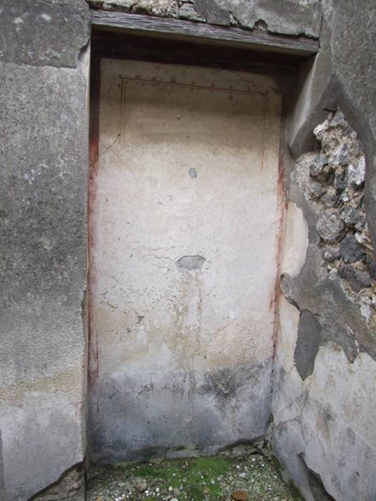 VI.10.11 Pompeii. March 2009. Room 12, floor in recess in south-east corner of cubiculum on west side of atrium.  