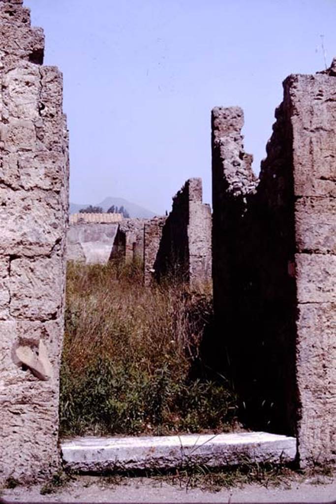 VI.13.2 Pompeii. 1964. Looking towards east wall of vestibule and entrance corridor. Photo by Stanley A. Jashemski.
Source: The Wilhelmina and Stanley A. Jashemski archive in the University of Maryland Library, Special Collections (See collection page) and made available under the Creative Commons Attribution-Non Commercial License v.4. See Licence and use details.
J64f1093
