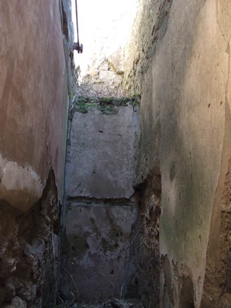 VI.14.20  Pompeii.  March 2009. Room 12.  Small room on south side of room 4.  East wall.

