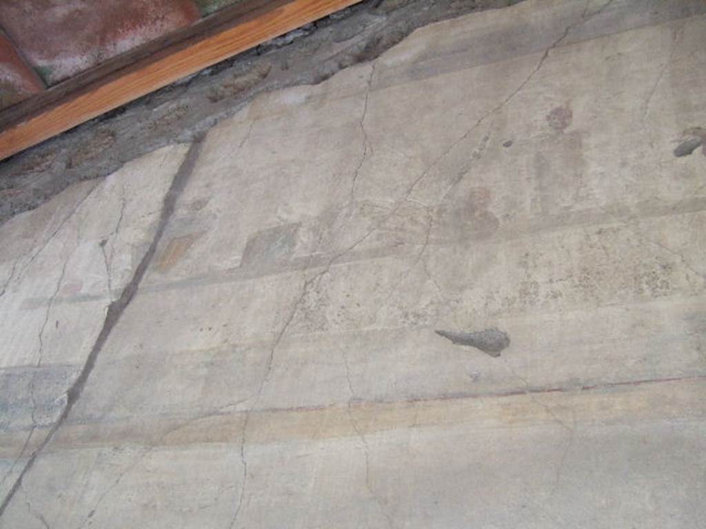 VI.16.7 Pompeii. May 2006. Entrance A upper south wall. Painting of still life.