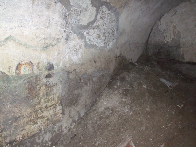 VII.4.31 Pompeii.  March 2009.  Room 27. Cellar. South Wall.