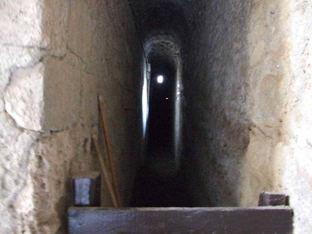 VII.5.24 Pompeii.  December 2007. Corridor to boiler rooms and working areas.