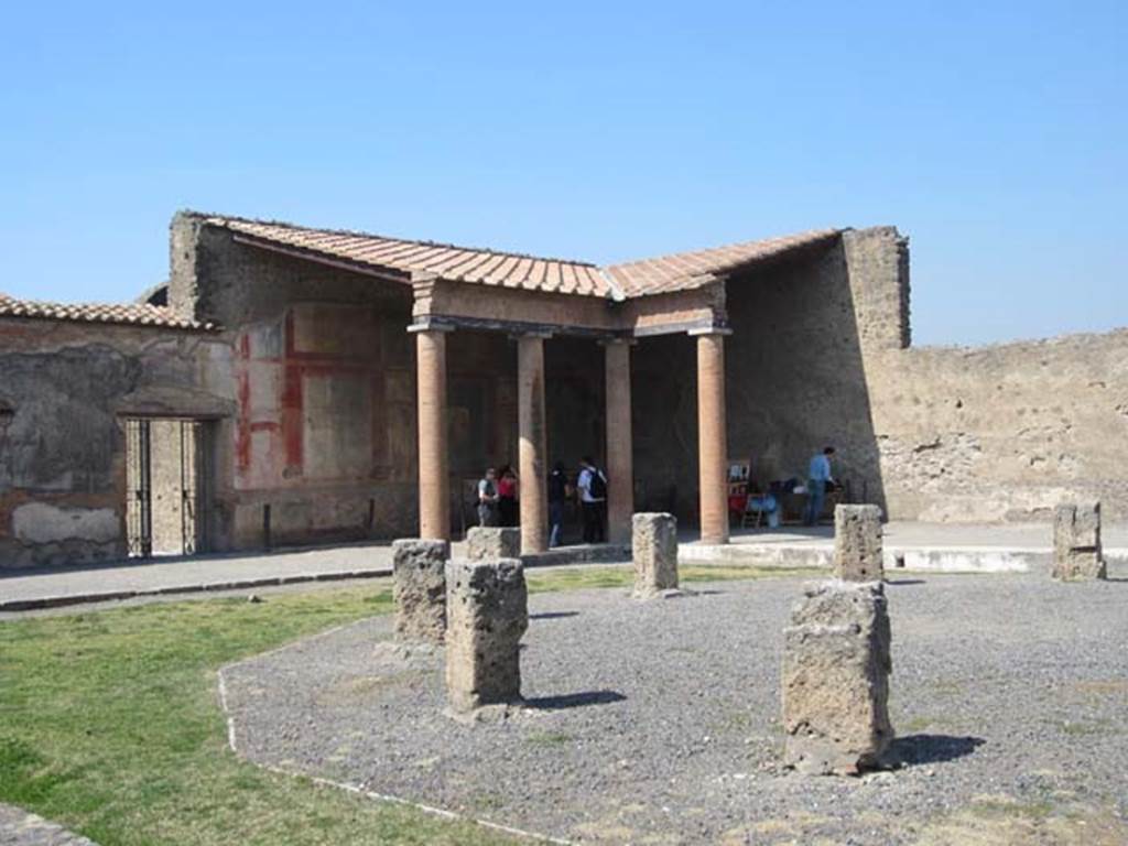 VII.9.7 Pompeii. March 2012. Looking towards north-west corner. Photo courtesy of Marina Fuxa.