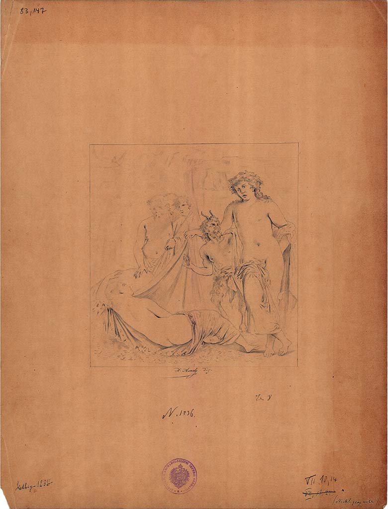 VII.10.3 Pompeii. Anonymous painting of Melpomene, from the east end of the south wall of tablinum. 
See Helbig, W., 1868. Wandgemälde der vom Vesuv verschütteten Städte Campaniens. Leipzig: Breitkopf und Härtel. (874).
Now in Naples Archaeological Museum. Inventory number ADS 737.
Photo © ICCD. http://www.catalogo.beniculturali.it
Utilizzabili alle condizioni della licenza Attribuzione - Non commerciale - Condividi allo stesso modo 2.5 Italia (CC BY-NC-SA 2.5 IT)
