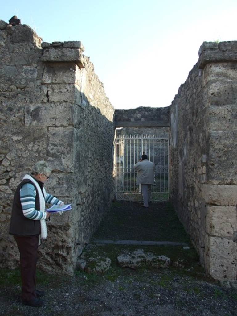 VII.15.13 Pompeii.  December 2007. Entrance. 