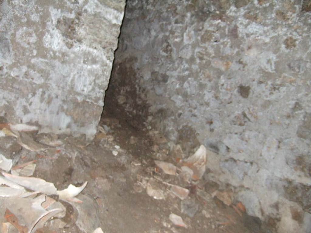 VII.15.16 Pompeii. May 2006. Granary.  Room x, looking towards south-west corner and corridor Y. 