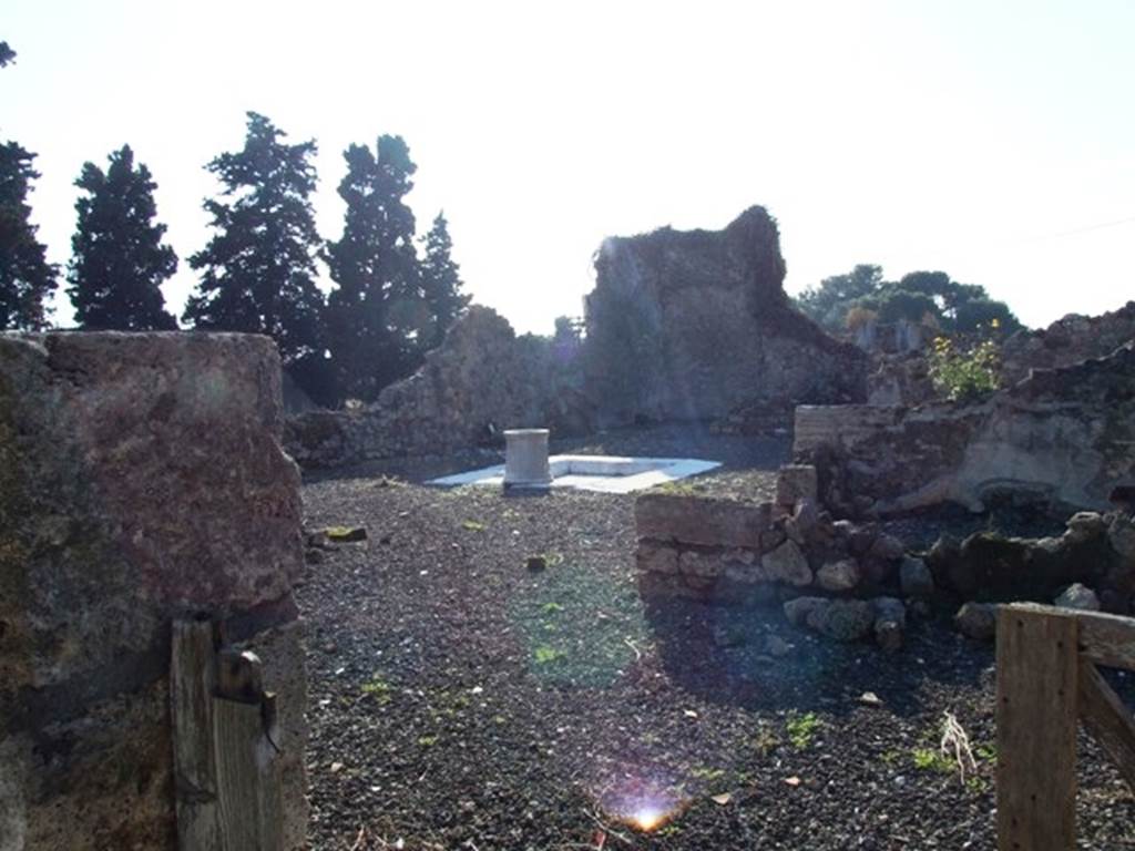 VII.16.10 Pompeii. December 2007. Looking south-west across atrium from VII.16.11. 