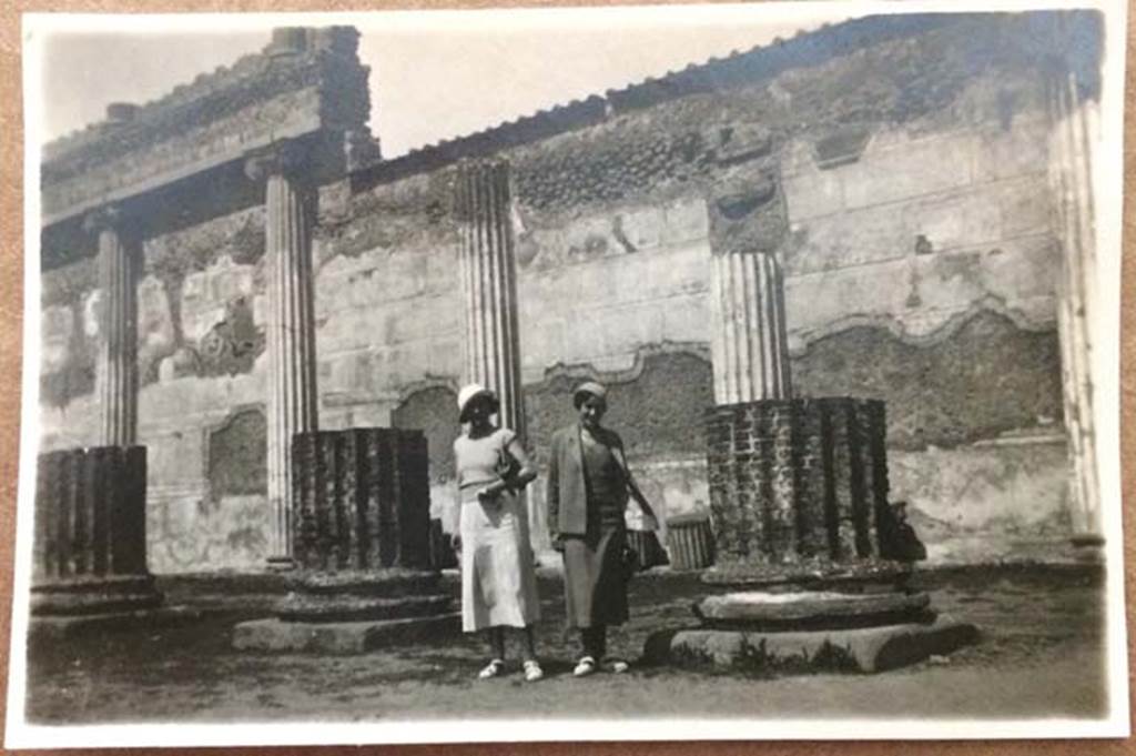 VIII.1.1 Pompeii. 1933. Looking towards north side. Photo courtesy of Rick Bauer.

