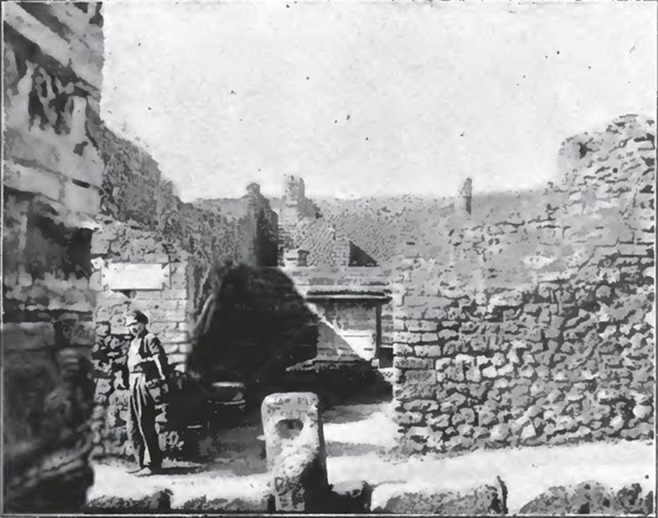 VIII.7.25 Pompeii. About 1906. Entrance to Temple of Zeus Meilichios.