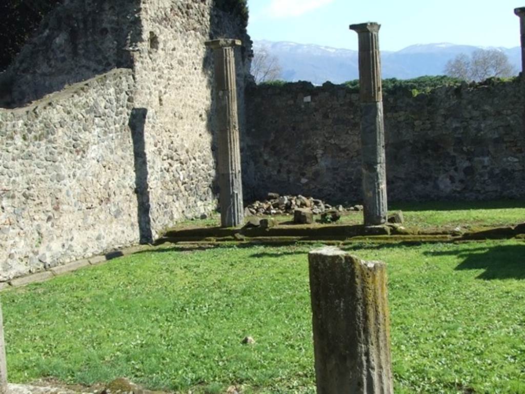 VIII.7.29 Pompeii. March 2009.  Looking south east from entrance.

