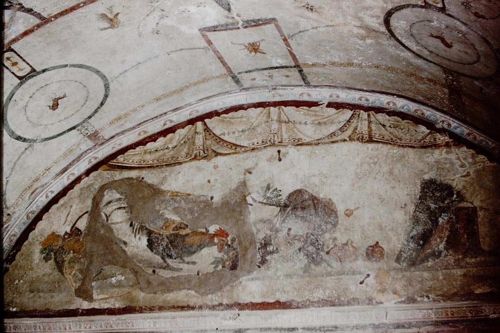 IX.2.10 Pompeii. April 1882. Painting by Hector Estrup showing vaulted ceiling. 
See Skitsebog Hector Estrup (1854-1904) Italiensrejse 1882, pl. 37. 
© Danmarks Kunstbibliotek, inventory number 52694.
http://kunstbib.dk/en/collections/sketchbooks/sketchbooks/000036205
