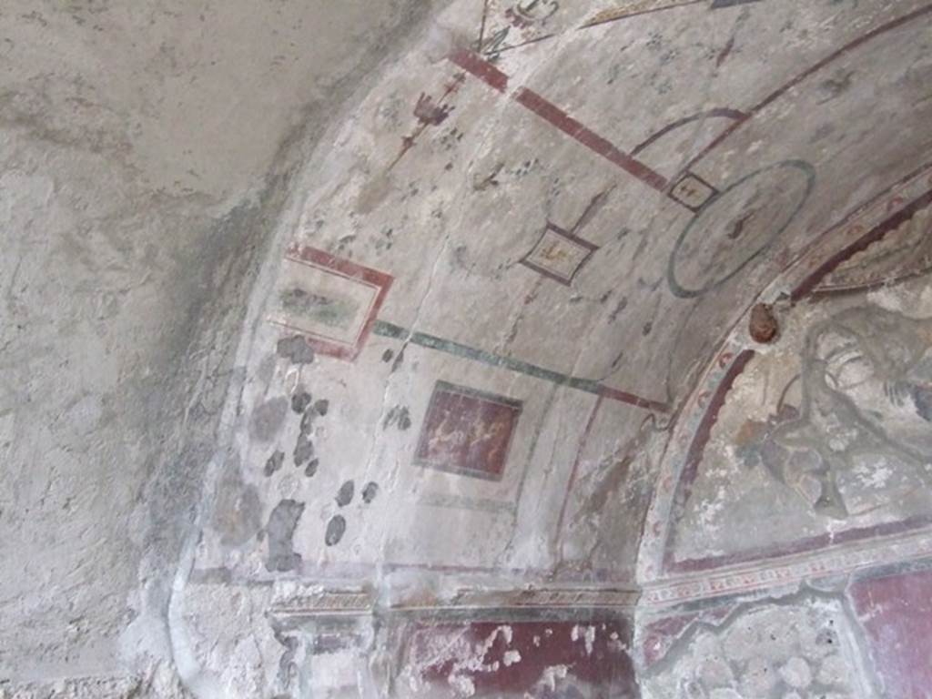 IX.2.10 Pompeii. Undated painting by Luigi Bazzani with detail from north side of vaulted ceiling in Tablinum.
Photo © Victoria and Albert Museum. Inventory number 2045-1900.
