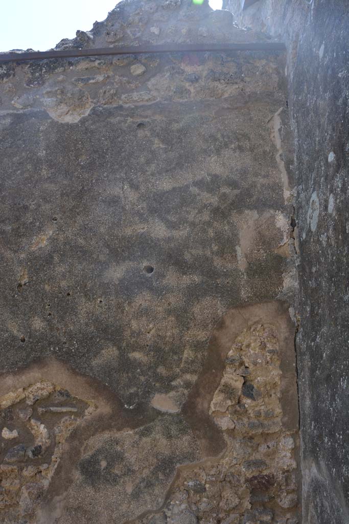IX.5.2 Pompeii. May 2017. Room q, upper south wall at west end.
Foto Christian Beck, ERC Grant 681269 DCOR.
