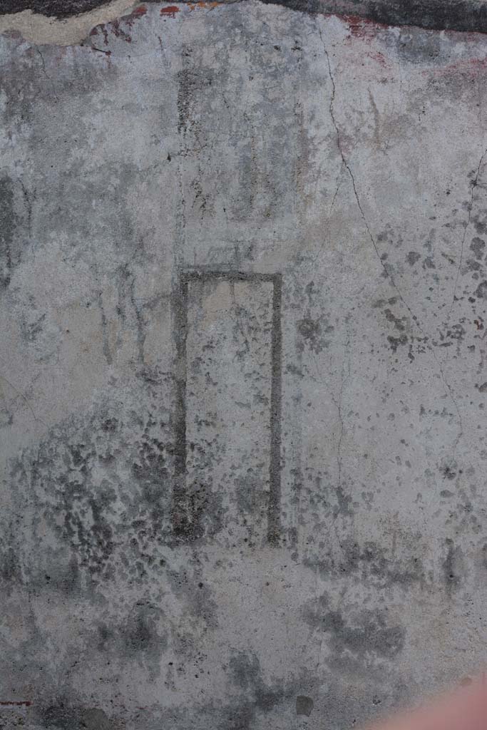 IX.5.11 Pompeii. May 2017. Room a, detail from east wall towards south end.
Foto Christian Beck, ERC Grant 681269 DÉCOR.

