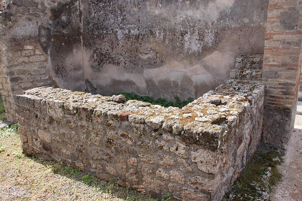 IX.7.22/21 Pompeii. December 2018. West wall of atrium. Photo courtesy of Aude Durand.