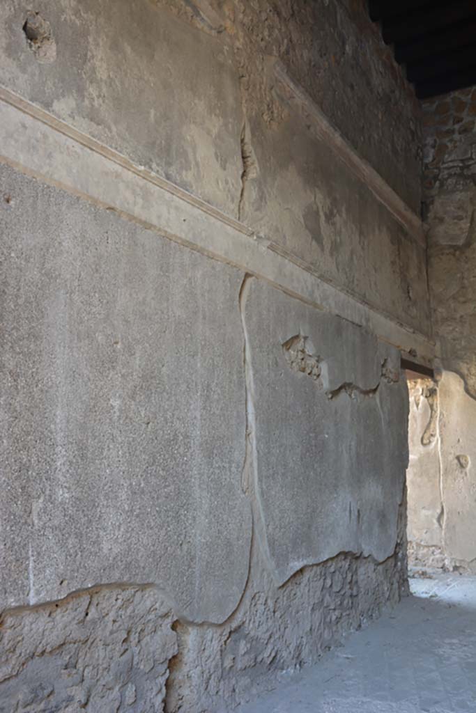 IX.14.4 Pompeii. July 2017. Room 31, looking west along south wall.
Foto Annette Haug, ERC Grant 681269 DÉCOR.

