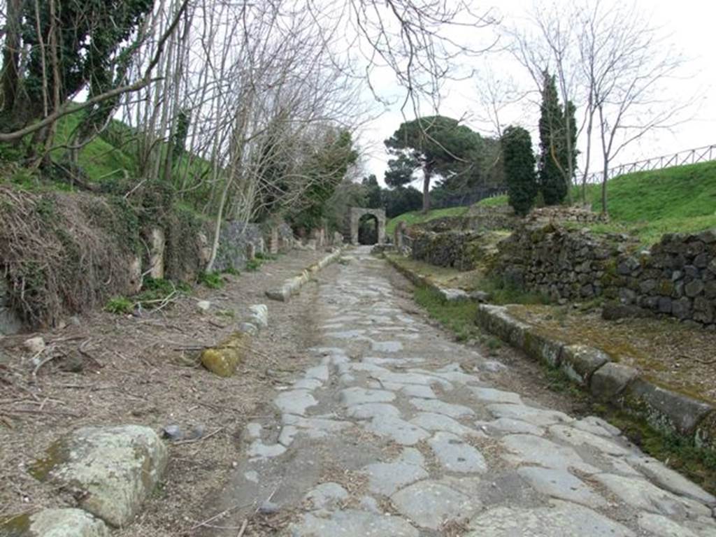 Via di Nola. Looking east from junction with unnamed vicolo. March 2009.