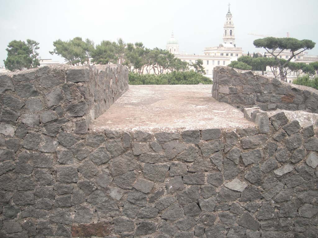 Tower V, Pompeii. May 2011. Looking south-east towards west wall, and site of doorway?. Photo courtesy of Ivo van der Graaff.

