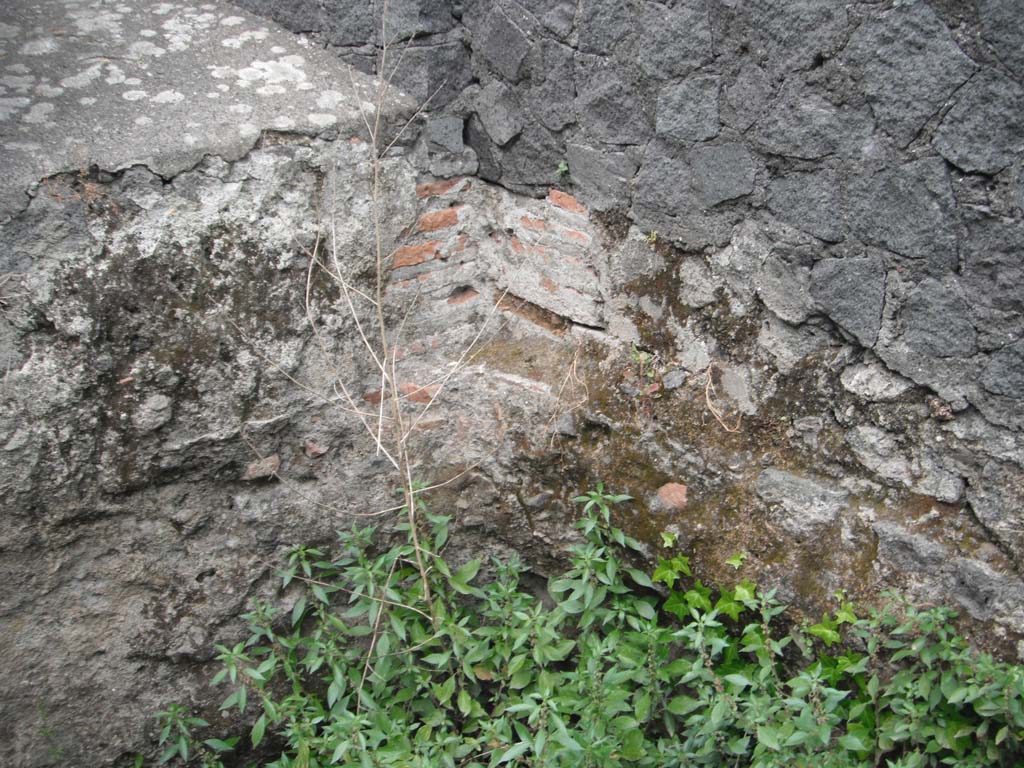 Tower V, Pompeii. May 2011. Detail from north-east corner of main chamber with vaulted roof. Photo courtesy of Ivo van der Graaff.