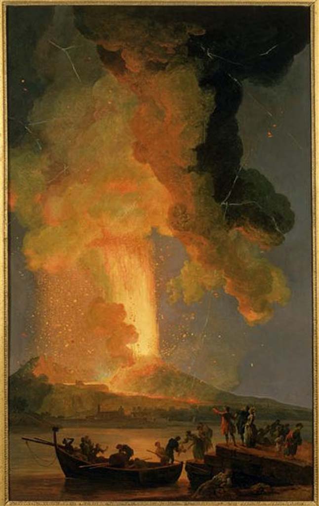 Vesuvius Eruption 1774 by J. P. Hackert.