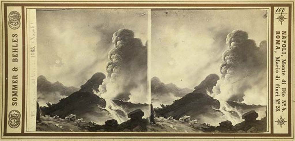 Vesuvius Eruption 1872 by Oswald Achenbach 1890.