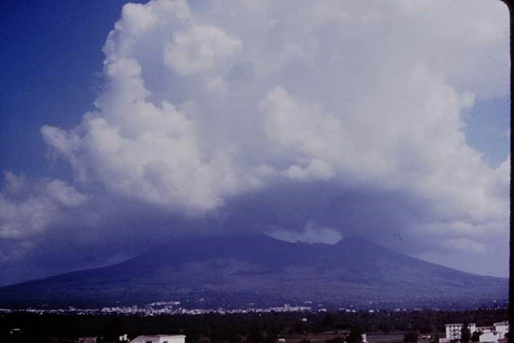 Looking north to Vesuvius. 1964. Photo by Stanley A. Jashemski.
Source: The Wilhelmina and Stanley A. Jashemski archive in the University of Maryland Library, Special Collections (See collection page) and made available under the Creative Commons Attribution-Non-commercial License v.4. See Licence and use details.
J64f1782
