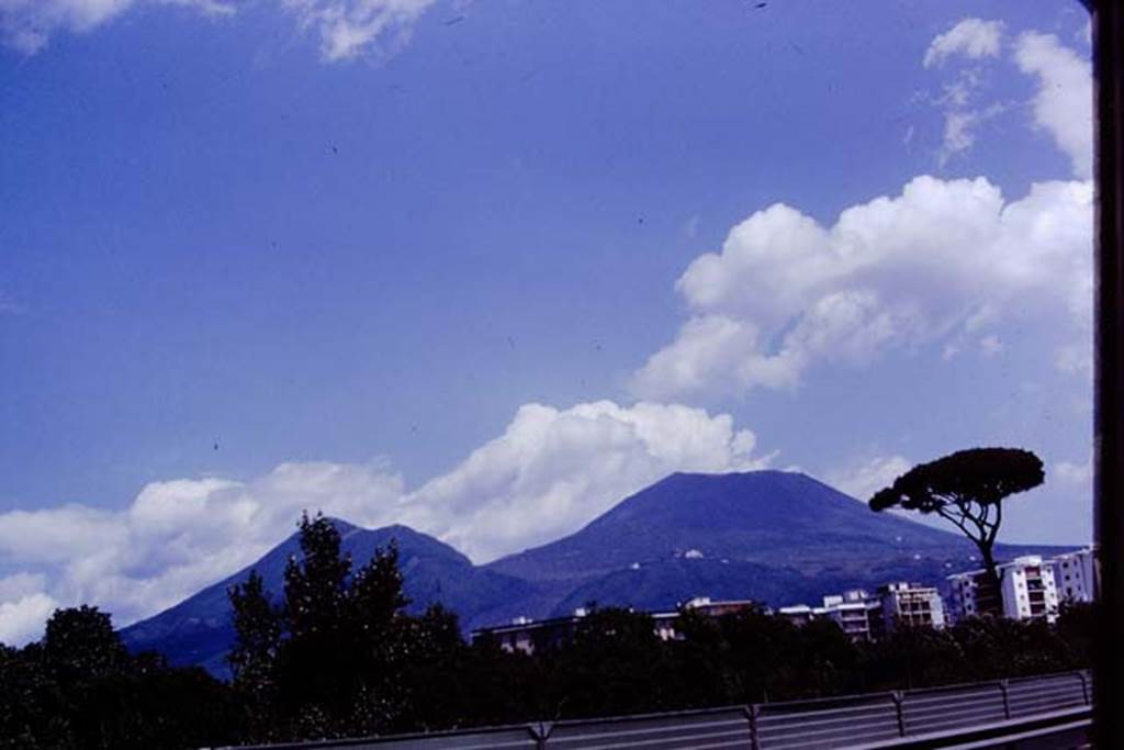 Vesuvius. 1964. Photo by Stanley A. Jashemski.
Source: The Wilhelmina and Stanley A. Jashemski archive in the University of Maryland Library, Special Collections (See collection page) and made available under the Creative Commons Attribution-Non-commercial License v.4. See Licence and use details.
J64f1137
