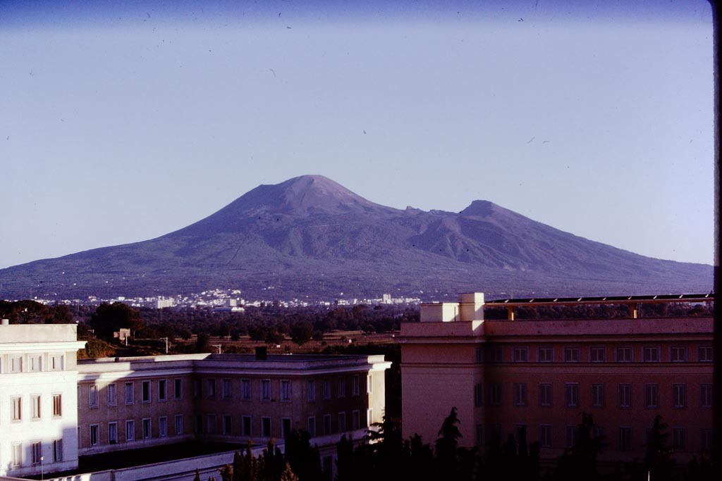 Vesuvius. 1964. Looking north from IX.5. Photo by Stanley A. Jashemski.
Source: The Wilhelmina and Stanley A. Jashemski archive in the University of Maryland Library, Special Collections (See collection page) and made available under the Creative Commons Attribution-Non-commercial License v.4. See Licence and use details.
J64f1259
