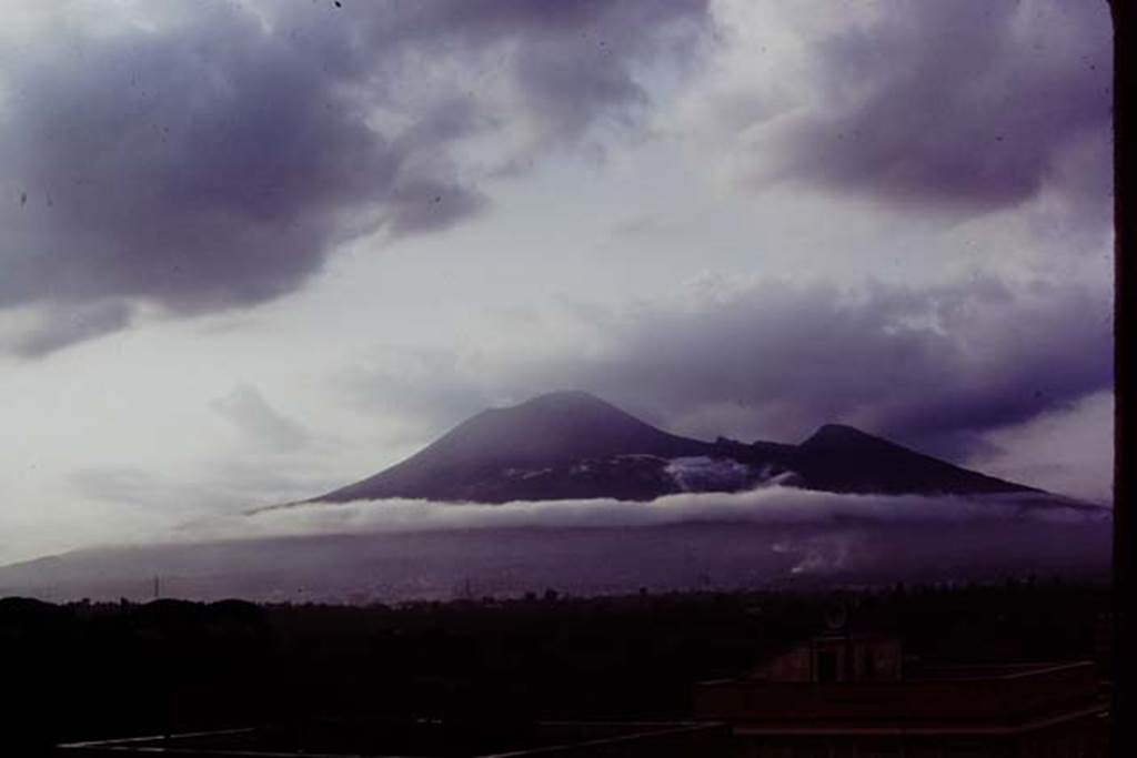 Looking towards Vesuvius across Bay of Naples, from Sorrento. 1964. Photo by Stanley A. Jashemski.
Source: The Wilhelmina and Stanley A. Jashemski archive in the University of Maryland Library, Special Collections (See collection page) and made available under the Creative Commons Attribution-Non-commercial License v.4. See Licence and use details.
J64f1448
